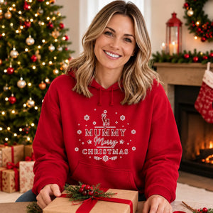 Mummy Merry Christmas Unisex Hoodie