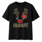 Mummy Reindeer Christmas Oversized T-Shirt