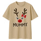 Mummy Reindeer Christmas Oversized T-Shirt