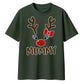 Mummy Reindeer Christmas Oversized T-Shirt
