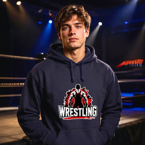Muscular Graphic Wrestling Unisex Hoodie