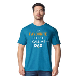 My Favourite People Call Dad Father's Day Printed Unisex T-Shirt