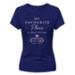 My Favourite Place For Him For Her Gifts Ladies Fit T-Shirt