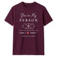 My Person Personalised For Him For Her Gifts Unisex T-Shirt