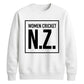 NewZealand Cricket T20 World Cup 2026 N.Z. Graphic NewZealand Women Cricket Printed Unisex Sweatshirt