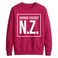 NewZealand Cricket T20 World Cup 2026 N.Z. Graphic NewZealand Women Cricket Printed Unisex Sweatshirt