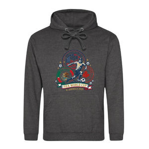 N. America 2026 FiFa World Cup Printed Unisex Hoodie