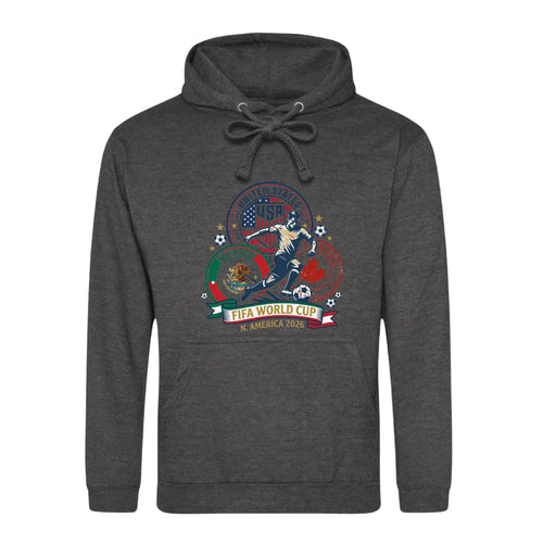 N. America 2026 FiFa World Cup Printed Unisex Hoodie