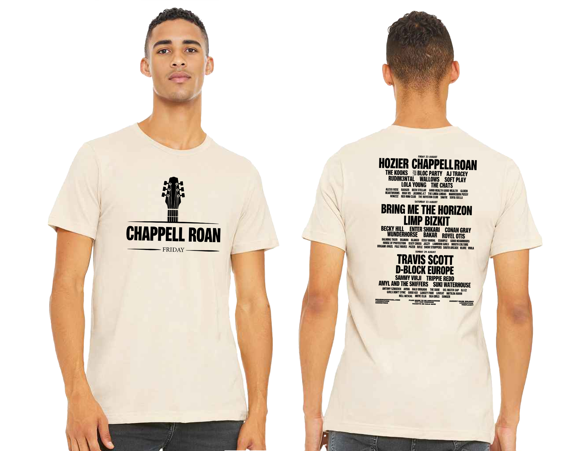Chappell Roan Friday T-Shirt, Reading & Leeds Festival Printed Unisex Crew Neck Tee, Retail Fit Top M8471