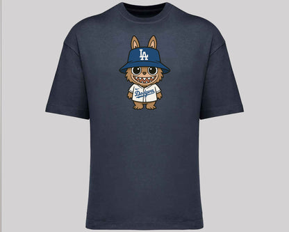 Labubu Oversized T-Shirt, Cute Anime Graphic Tee for Men & Women 100% Organic Cotton Streetwear Style M8408