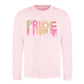 Neon Drip Pride Typography Pride Month Unisex Sweatshirt