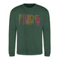 Neon Drip Pride Typography Pride Month Unisex Sweatshirt
