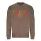 Neon Drip Pride Typography Pride Month Unisex Sweatshirt