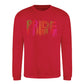 Neon Drip Pride Typography Pride Month Unisex Sweatshirt
