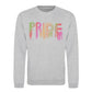 Neon Drip Pride Typography Pride Month Unisex Sweatshirt