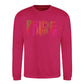 Neon Drip Pride Typography Pride Month Unisex Sweatshirt