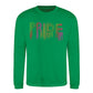 Neon Drip Pride Typography Pride Month Unisex Sweatshirt