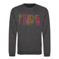 Neon Drip Pride Typography Pride Month Unisex Sweatshirt