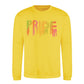 Neon Drip Pride Typography Pride Month Unisex Sweatshirt