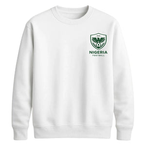 Nigeria Football Eagle Crest FiFa Printed Unisex Sweatshirt - World Cup 2026 T-Shirt / Football Shirt