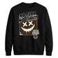 No Fear No Limits Edgy Smile Graphic Unisex Sweatshirt