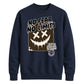 No Fear No Limits Edgy Smile Graphic Unisex Sweatshirt