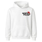 North Pole Pocket Print Santa Hat Christmas Kids Hoodie