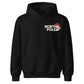 North Pole Pocket Print Santa Hat Christmas Kids Hoodie