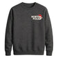 North Pole Santa Chest Print Christmas Unisex Sweatshirt