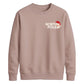 North Pole Santa Chest Print Christmas Unisex Sweatshirt