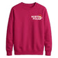 North Pole Santa Chest Print Christmas Unisex Sweatshirt