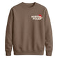 North Pole Santa Chest Print Christmas Unisex Sweatshirt