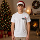 North Pole Santa Pocket Graphic Christmas Unisex T-Shirt