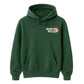 North Pole Santa Pocket Logo Christmas Unisex Hoodie