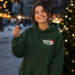 North Pole Santa Pocket Logo Christmas Unisex Hoodie