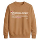 Novelty Christmas Jumper Definition Unisex Sweatshirt