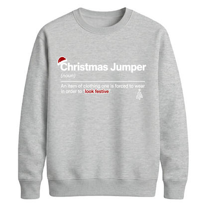 Novelty Christmas Jumper Definition Unisex Sweatshirt