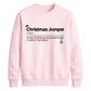 Novelty Christmas Jumper Definition Unisex Sweatshirt