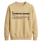 Novelty Christmas Jumper Definition Unisex Sweatshirt