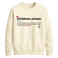 Novelty Christmas Jumper Definition Unisex Sweatshirt