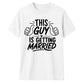 Novelty Wedding Groom Gift Unisex T-Shirt