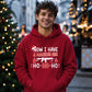 Now I Have A Machine Gun Graphic Christmas Unisex Hoodie