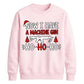 Now I Have A Machine Gun Graphic Christmas Unisex Sweatshirt