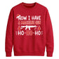 Now I Have A Machine Gun Graphic Christmas Unisex Sweatshirt
