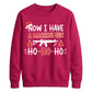 Now I Have A Machine Gun Graphic Christmas Unisex Sweatshirt