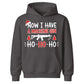 Now I Have A Machine Gun Ho-Ho-Ho Christmas Kids Hoodie