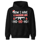 Now I Have A Machine Gun Ho-Ho-Ho Christmas Kids Hoodie