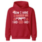 Now I Have A Machine Gun Ho-Ho-Ho Christmas Kids Hoodie