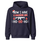 Now I Have A Machine Gun Ho-Ho-Ho Christmas Kids Hoodie