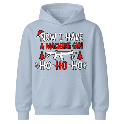 Now I Have A Machine Gun Ho-Ho-Ho Christmas Kids Hoodie